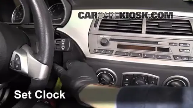 2004 BMW Z4 2.5i 2.5L 6 Cyl. Reloj Fijar hora de reloj